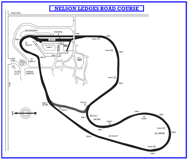 ARPCA HPDE at Nelson Ledges Road Course – July 25th & 26th