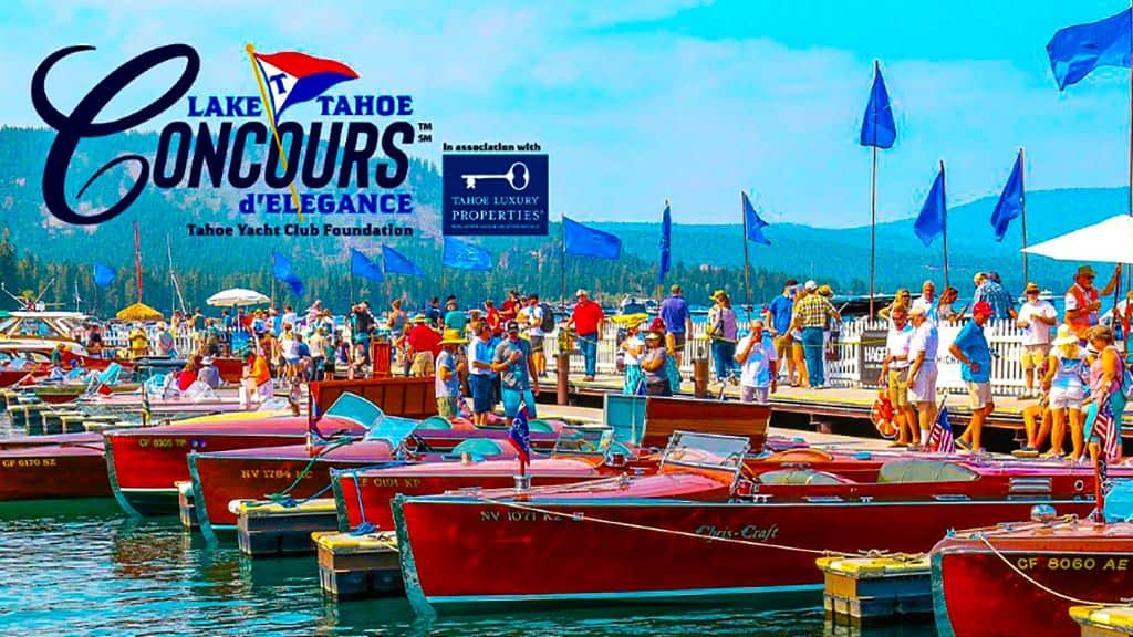 All Aboard For The 52nd Annual Lake Tahoe Concours d’Elegance Vintage Wooden Boat Show August 7-8, 2026