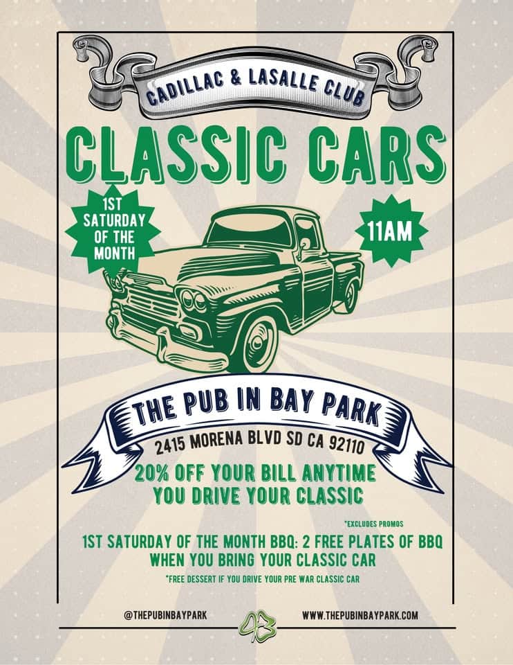 The Pub’s Classic Car BBQ