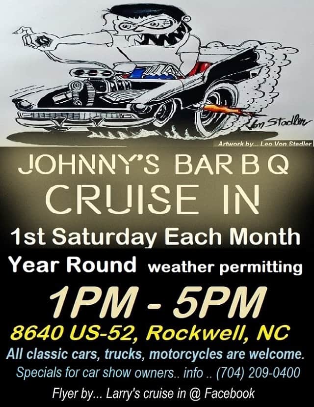Johnny’s Bar B Q Cruise In