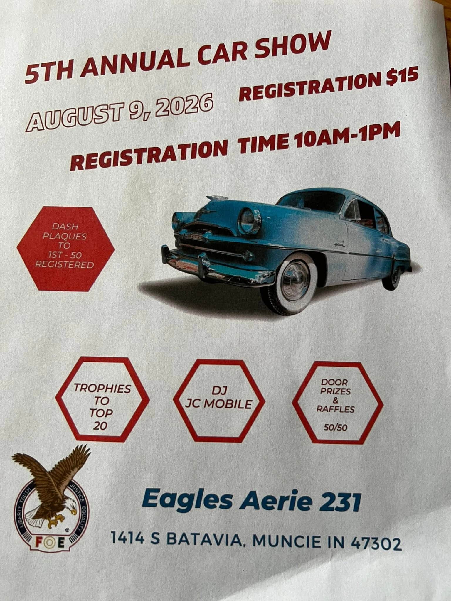 5TH ANNUAL CAR SHOW