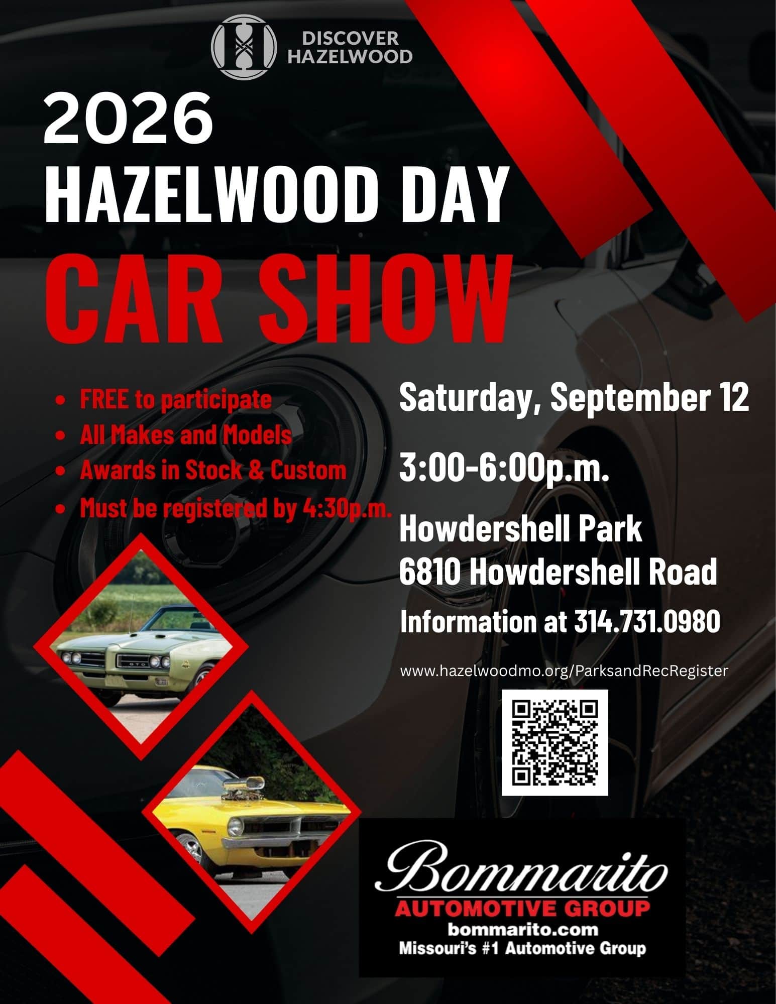 2026 Hazelwood Day Car Show