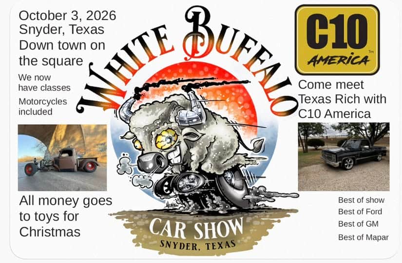 White Buffalo Car Show