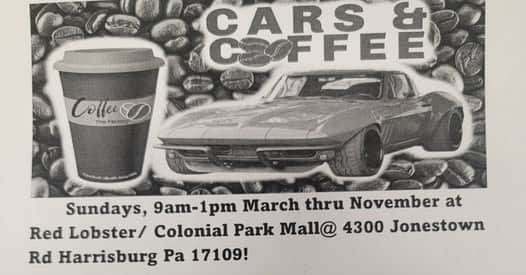 Cars & Coffee @ Red Lobster/Colonial Park Mall
