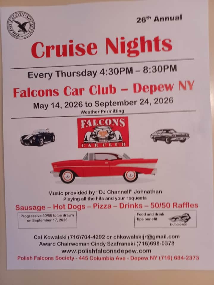26th Annual Falcons Car Club Thursday Cruise Night