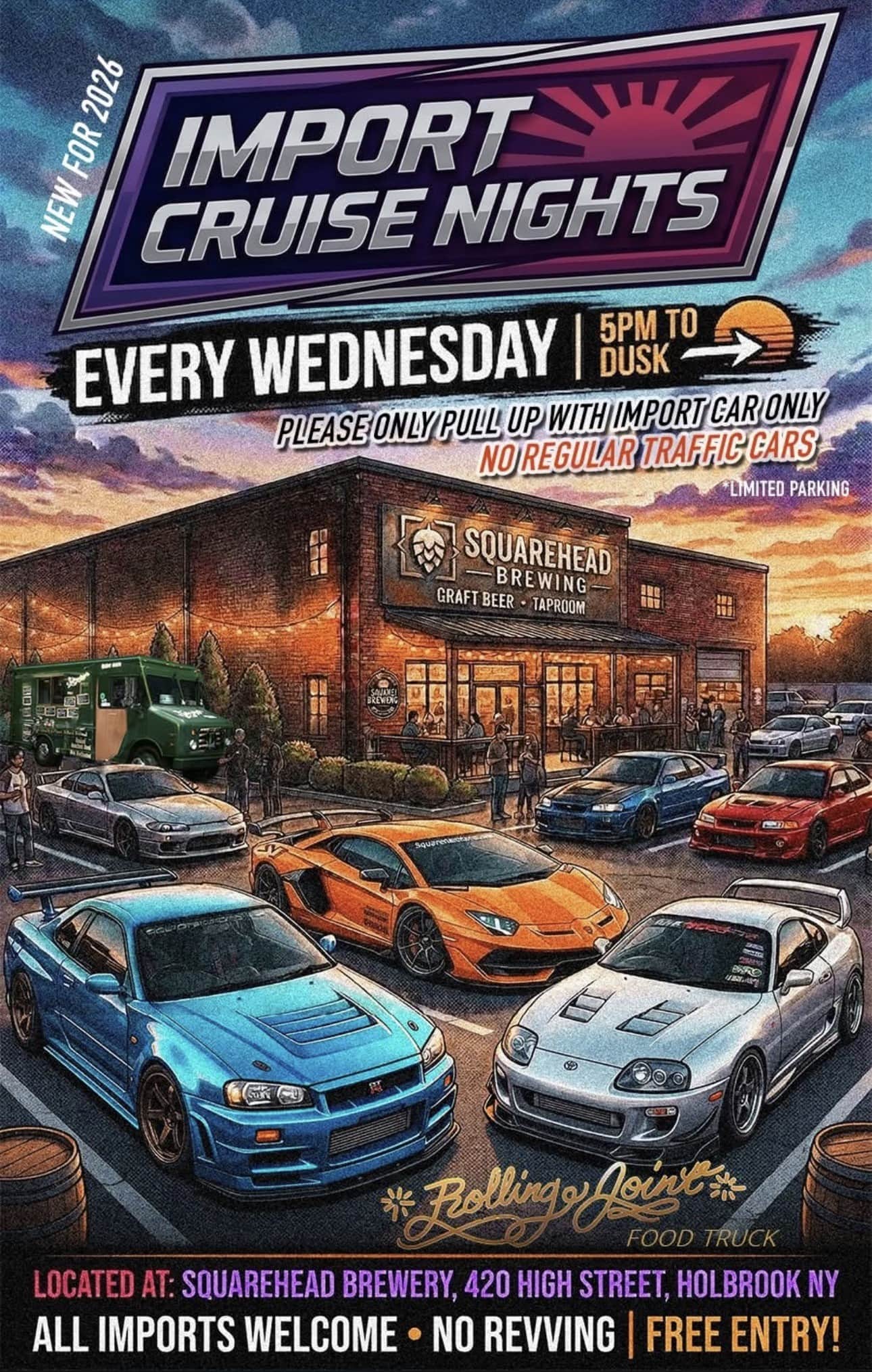 Squarehead Brewery Import Cruise Nights