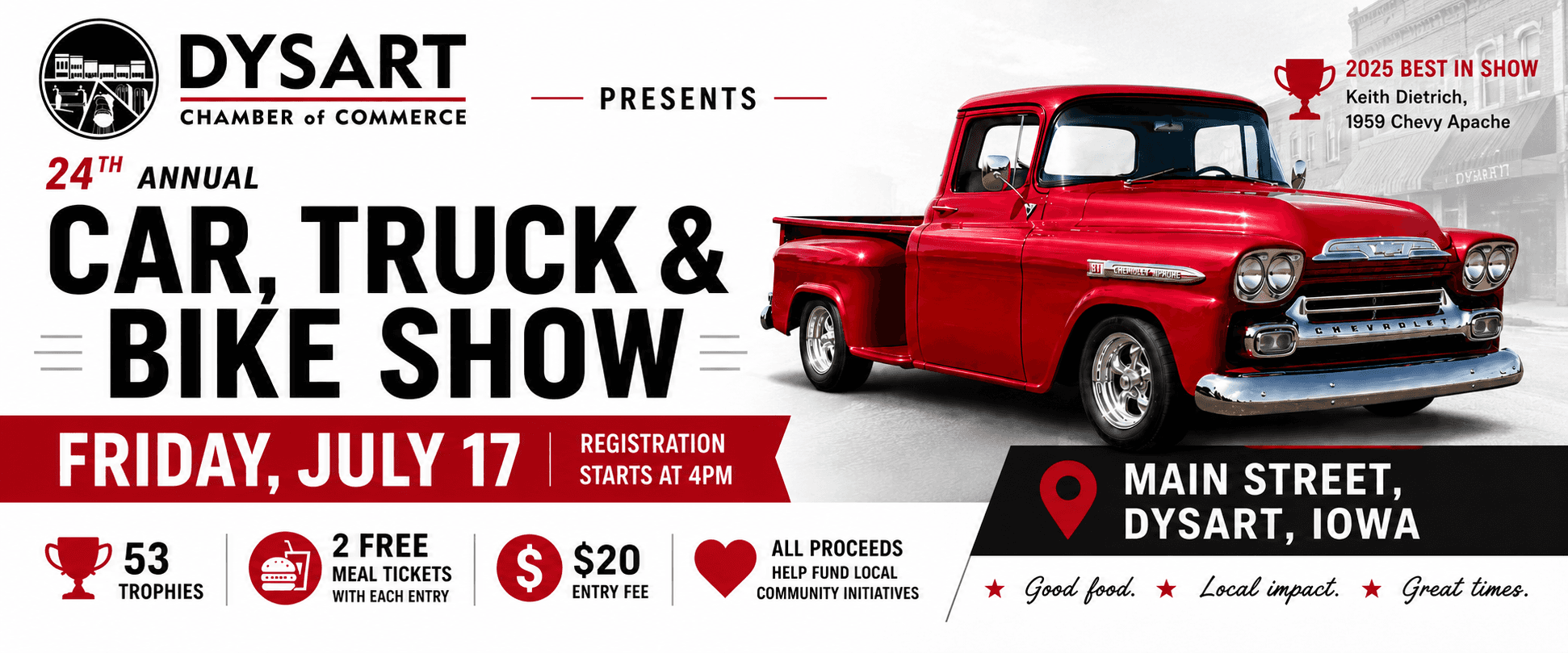 24th Annual Dysart Car, Truck & Bike Show