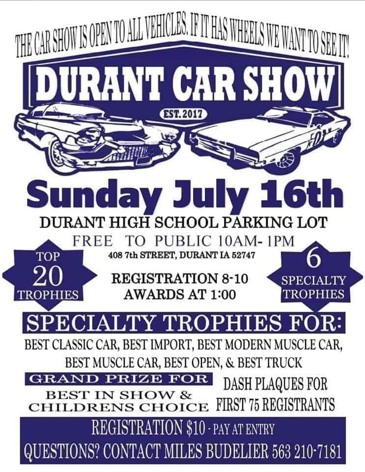 Durant Car Show