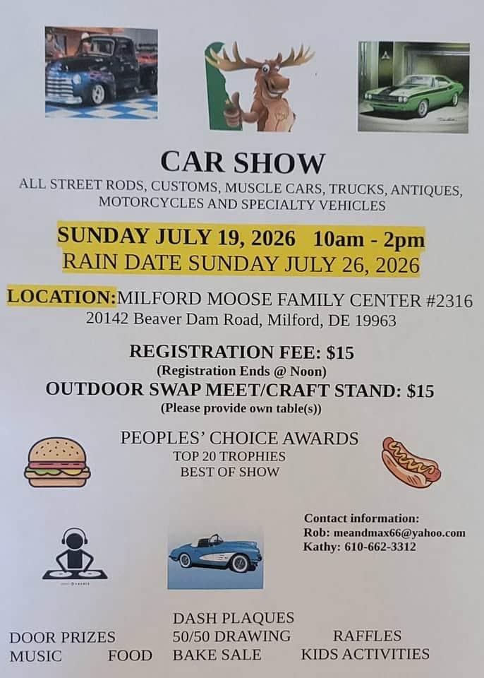 Milford Moose  Car Show