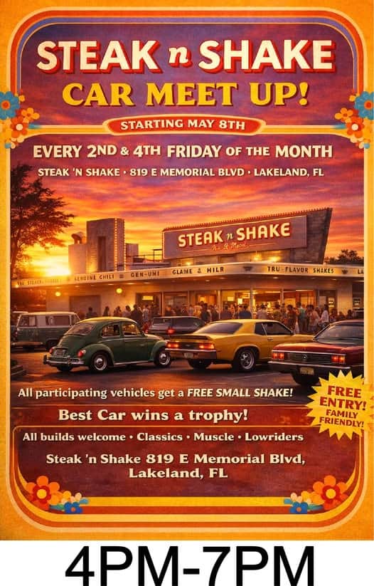 Steak n Shake Car Meet Up