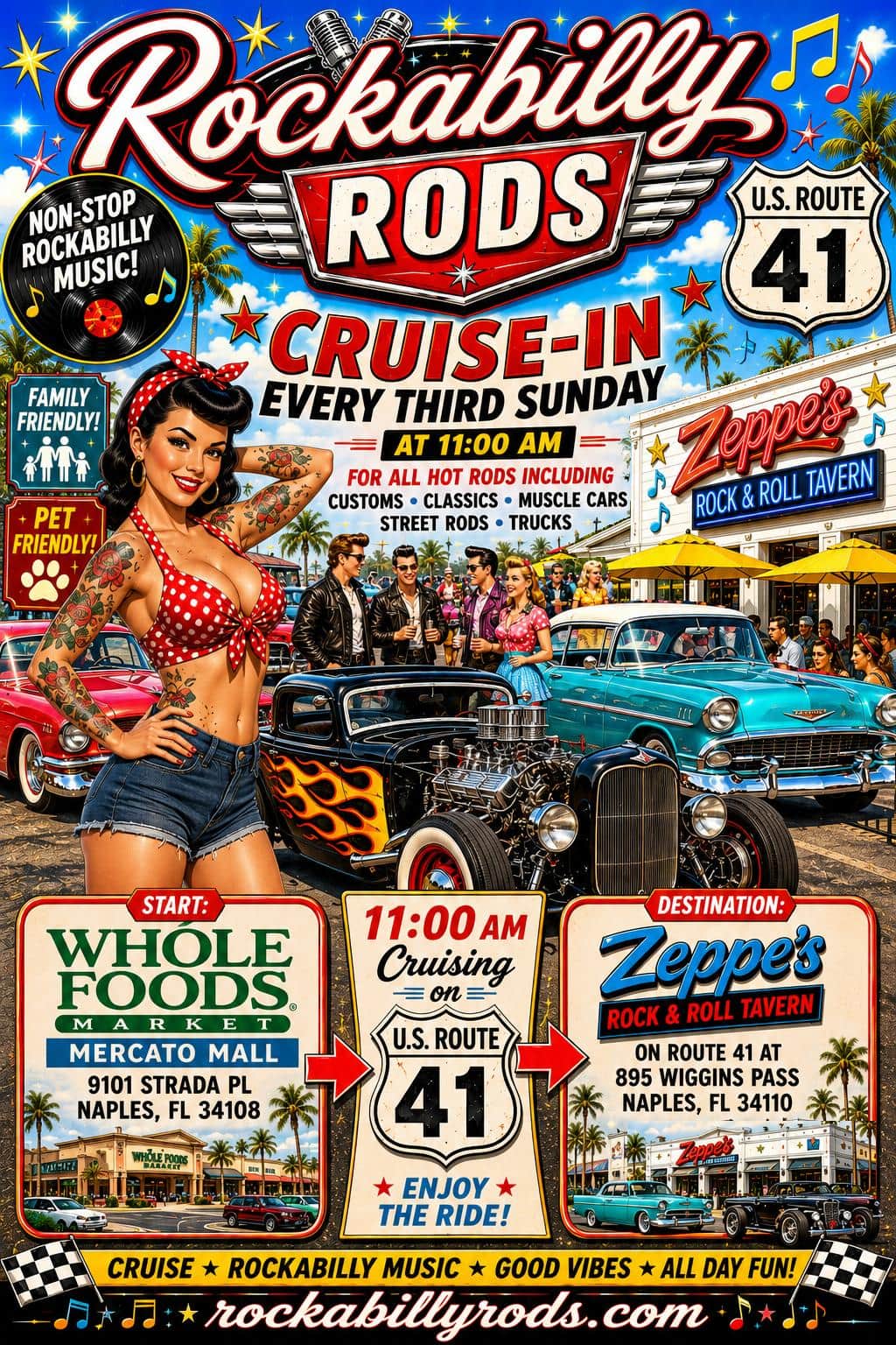 Rockabilly Car Cruise