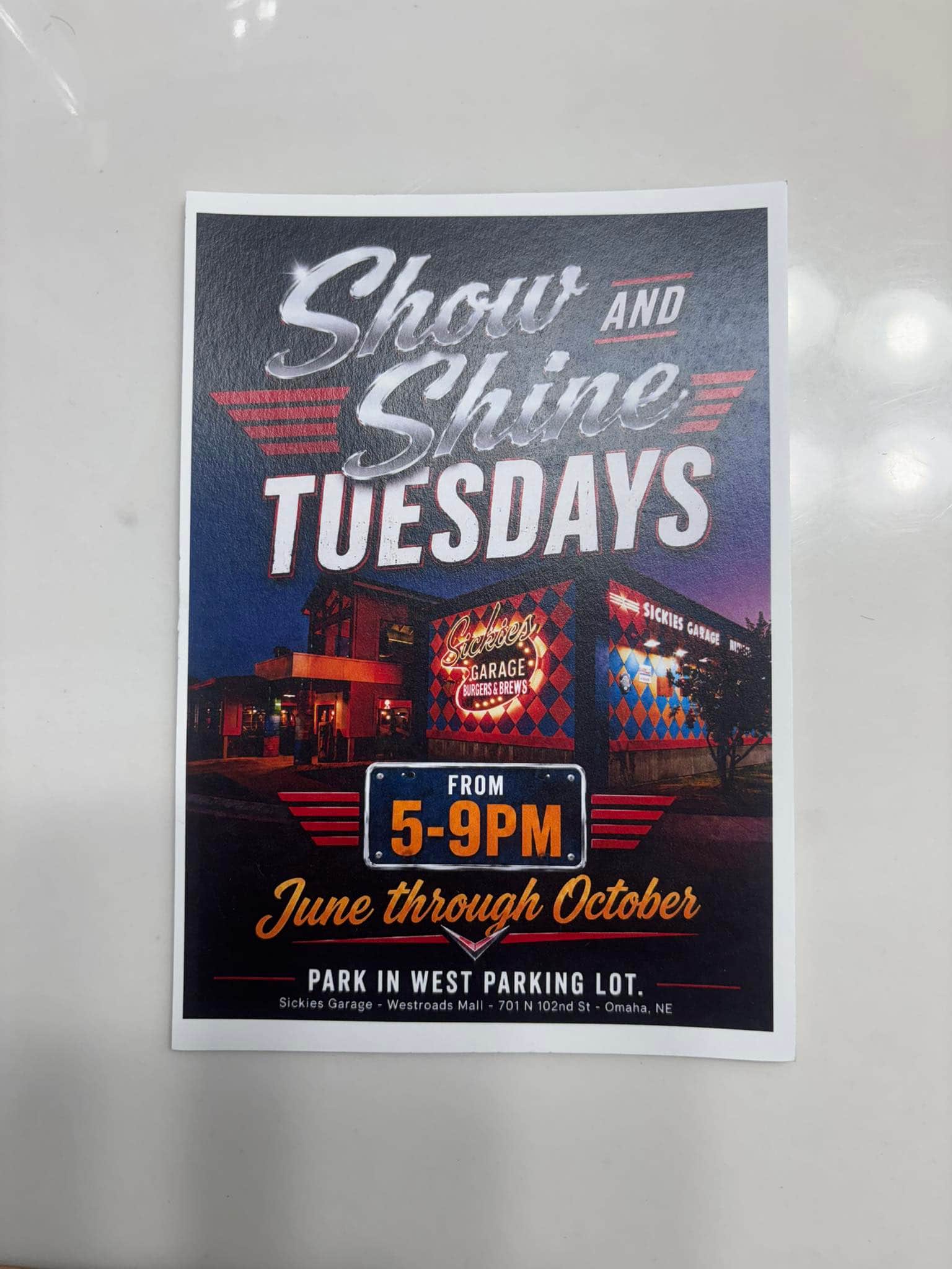 Show and Shine Tuesdays