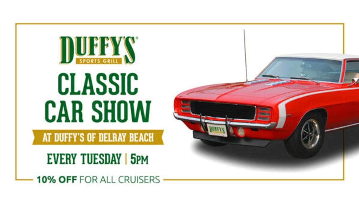 Duffy’s Delray Beach Classic Car Show