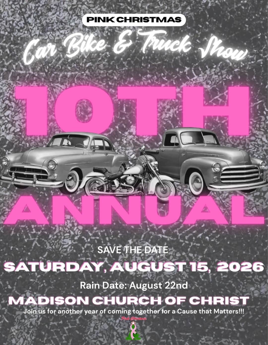 10th Annual Pink Christmas Car, Bike and Truck Show