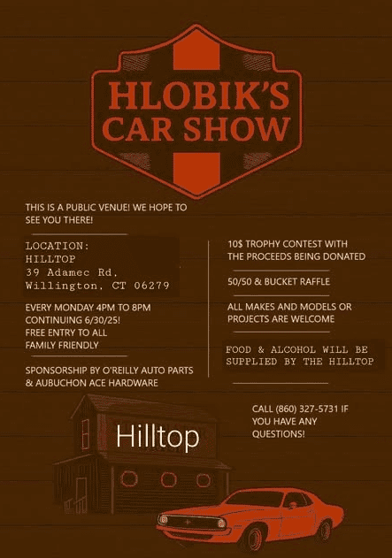 Hlobik’s Cars, Trucks & Bikes – Monday Night Car Show