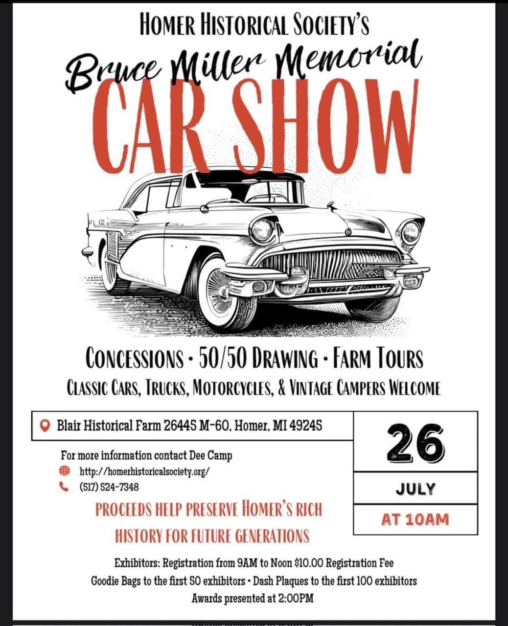 Bruce Miller Memorial Car Show
