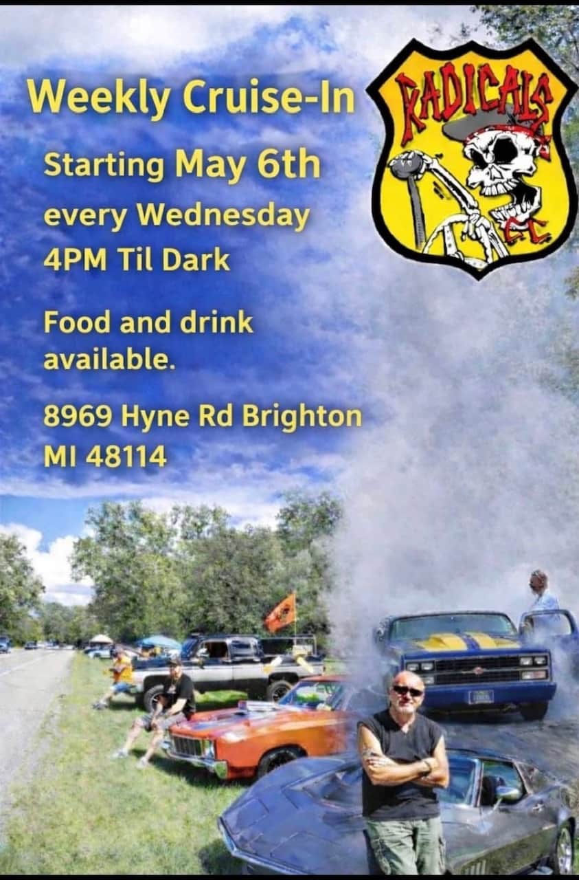 Radicals Car Club Weekly Cruise In