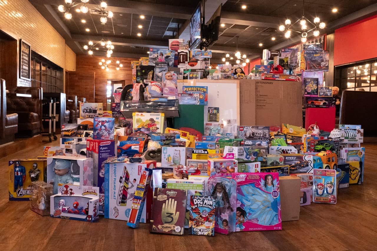 Porsches and Pastries with "Toys For Tots"