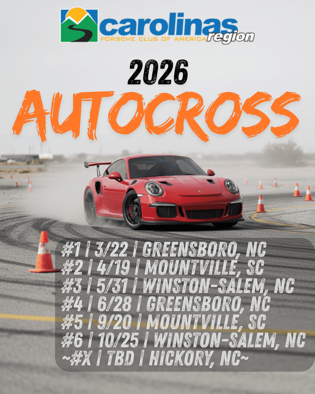 Carolinas Region PCA Autocross No. 5 Michelin