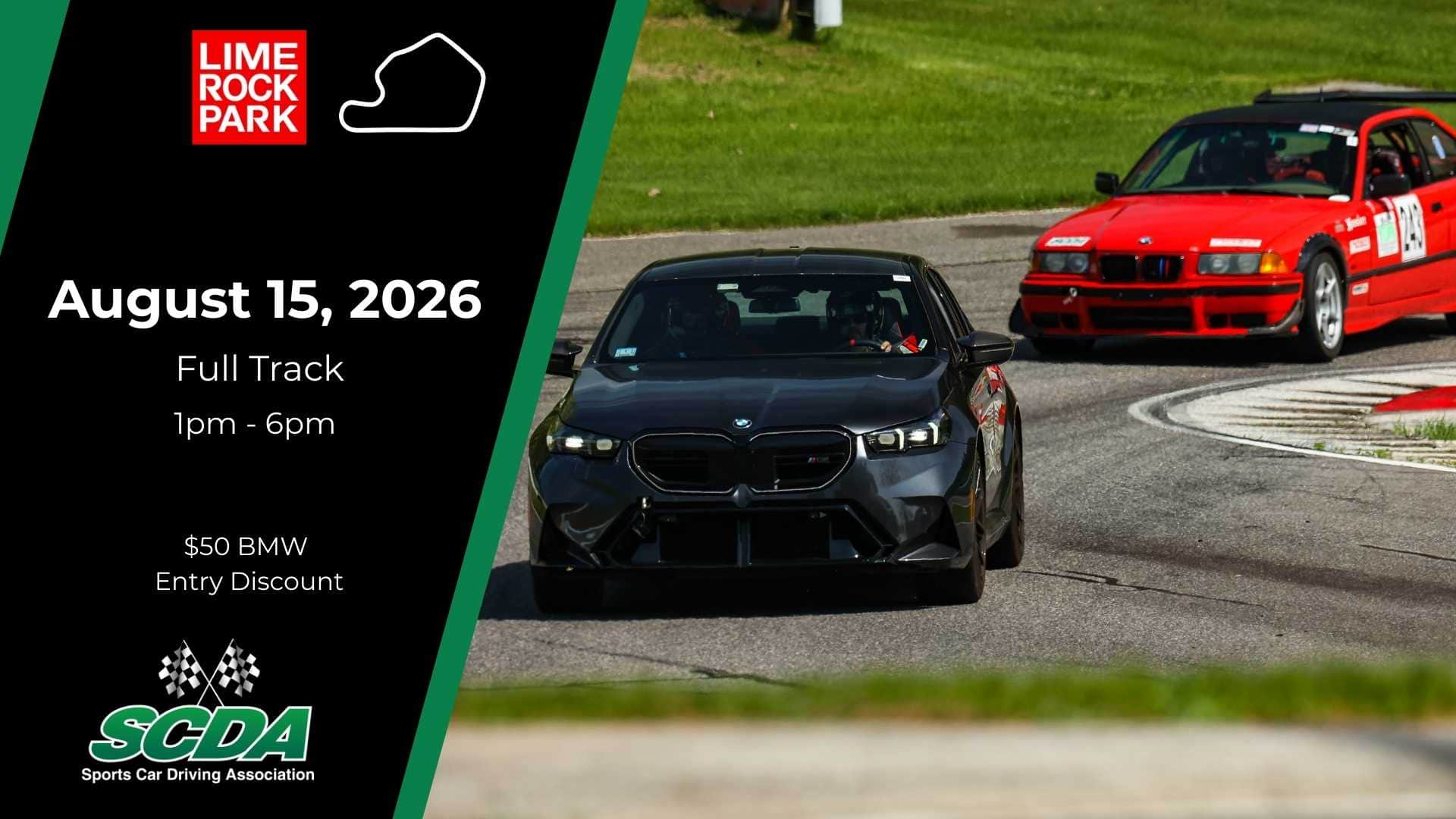 Lime Rock Park Track Day Event- August 15th, 2026