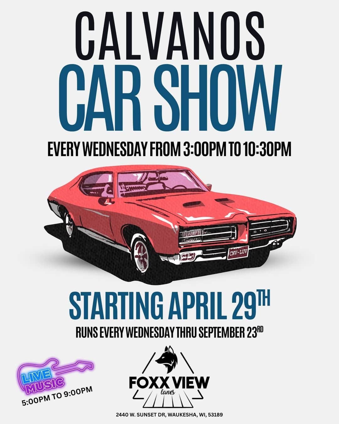 Calvanos Car Show – Waukesha