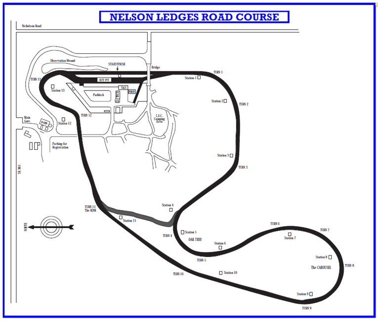 ARPCA HPDE at Nelson Ledges Road Course – July 25th & 26th