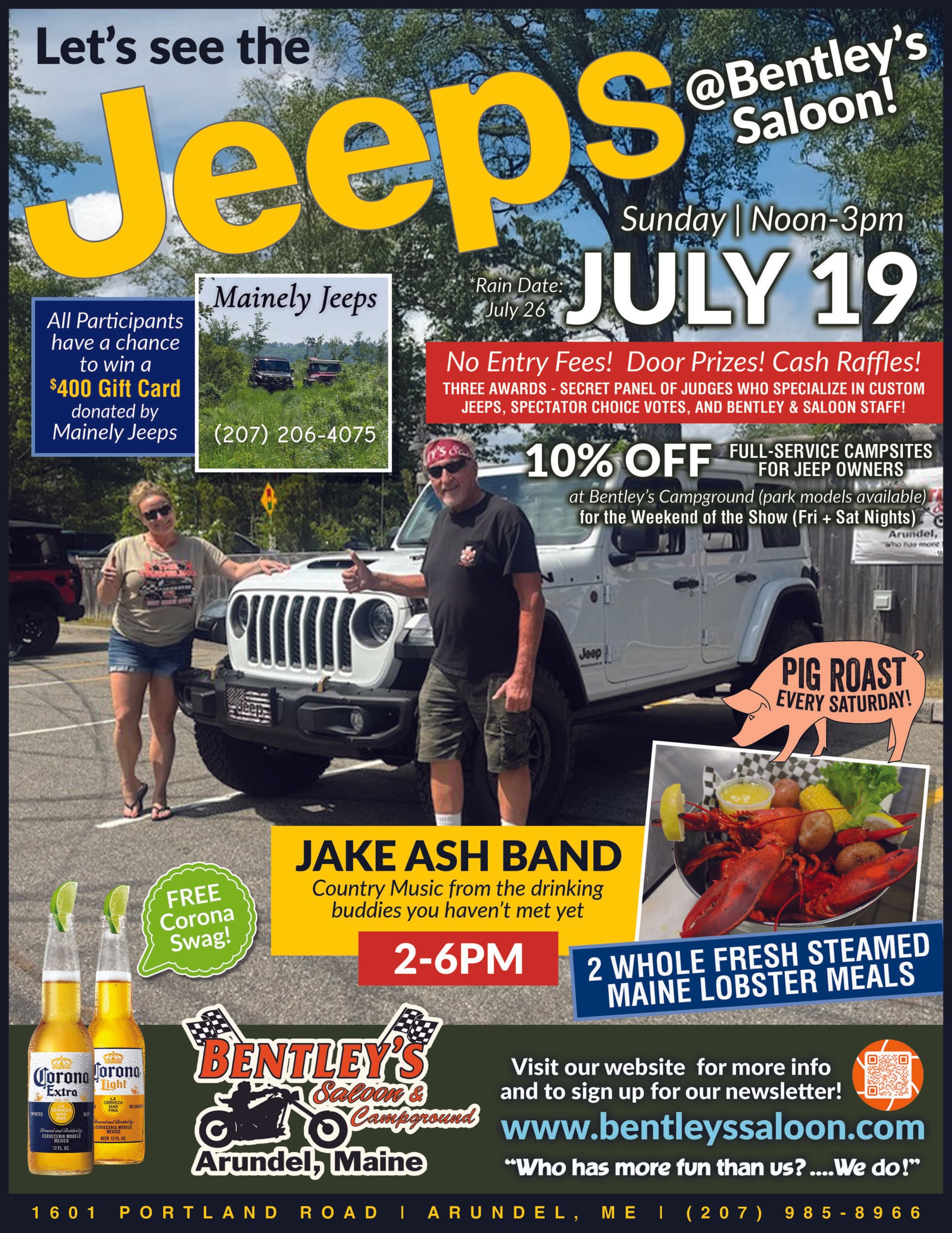 2nd Annual Jeep Show (rain date July 26)
