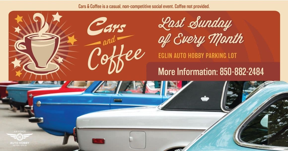Eglin Auto Hobby Shop Cars and Coffee