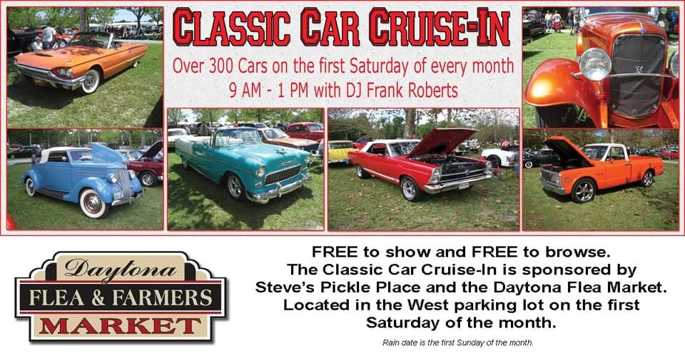 Daytona Flea & Farmer’s Market Classic Car Cruise-In