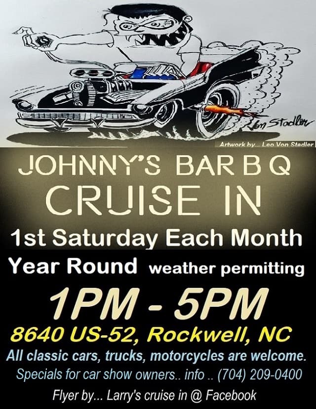 Johnny’s Bar B Q Cruise In