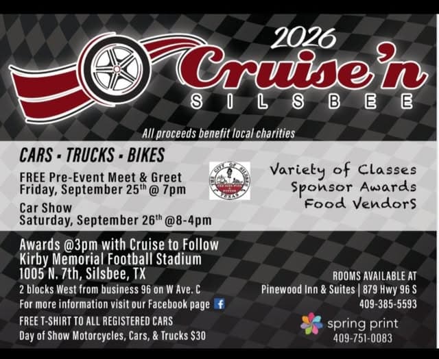 2026 Cruise’n Silsbee