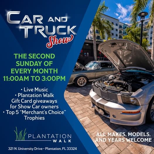 Plantation Walk Car & Truck Show