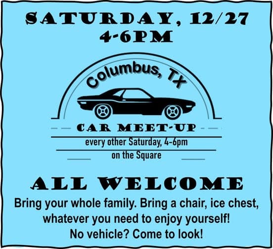 Columbus TX Car Meet-Up