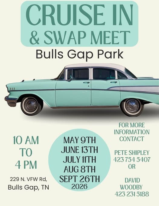 Bulls Gap Park Cruise In & Swap Meet
