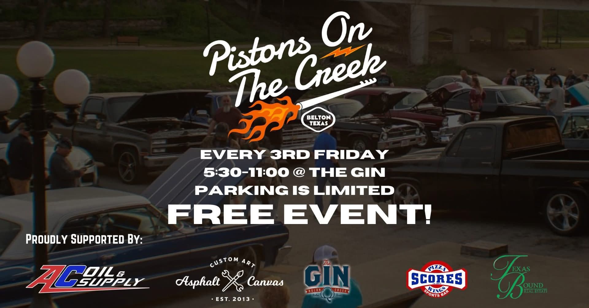 Pistons On The Creek