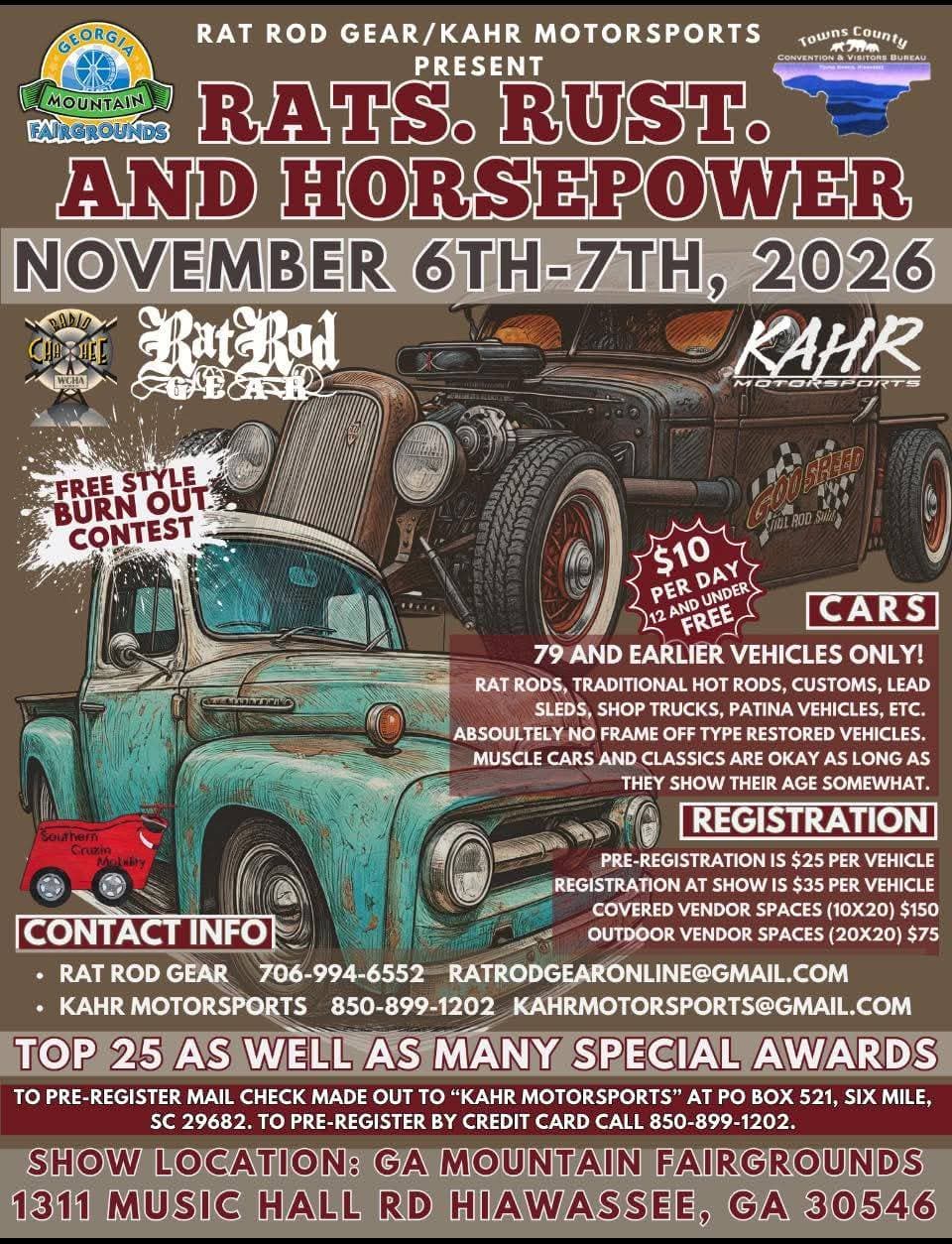 Rats. Rust. And Horsepower Car Show