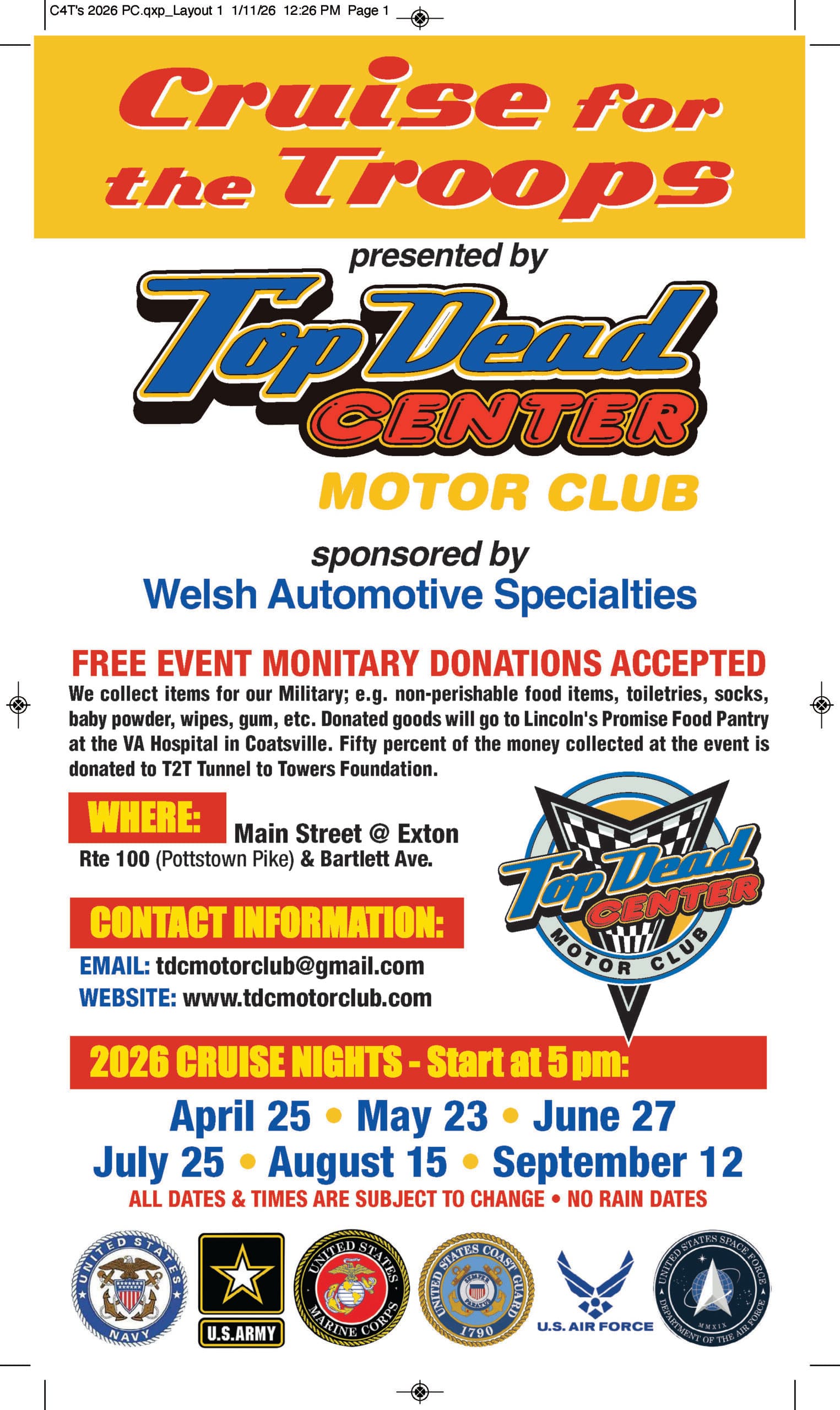 Cruise for the Troops