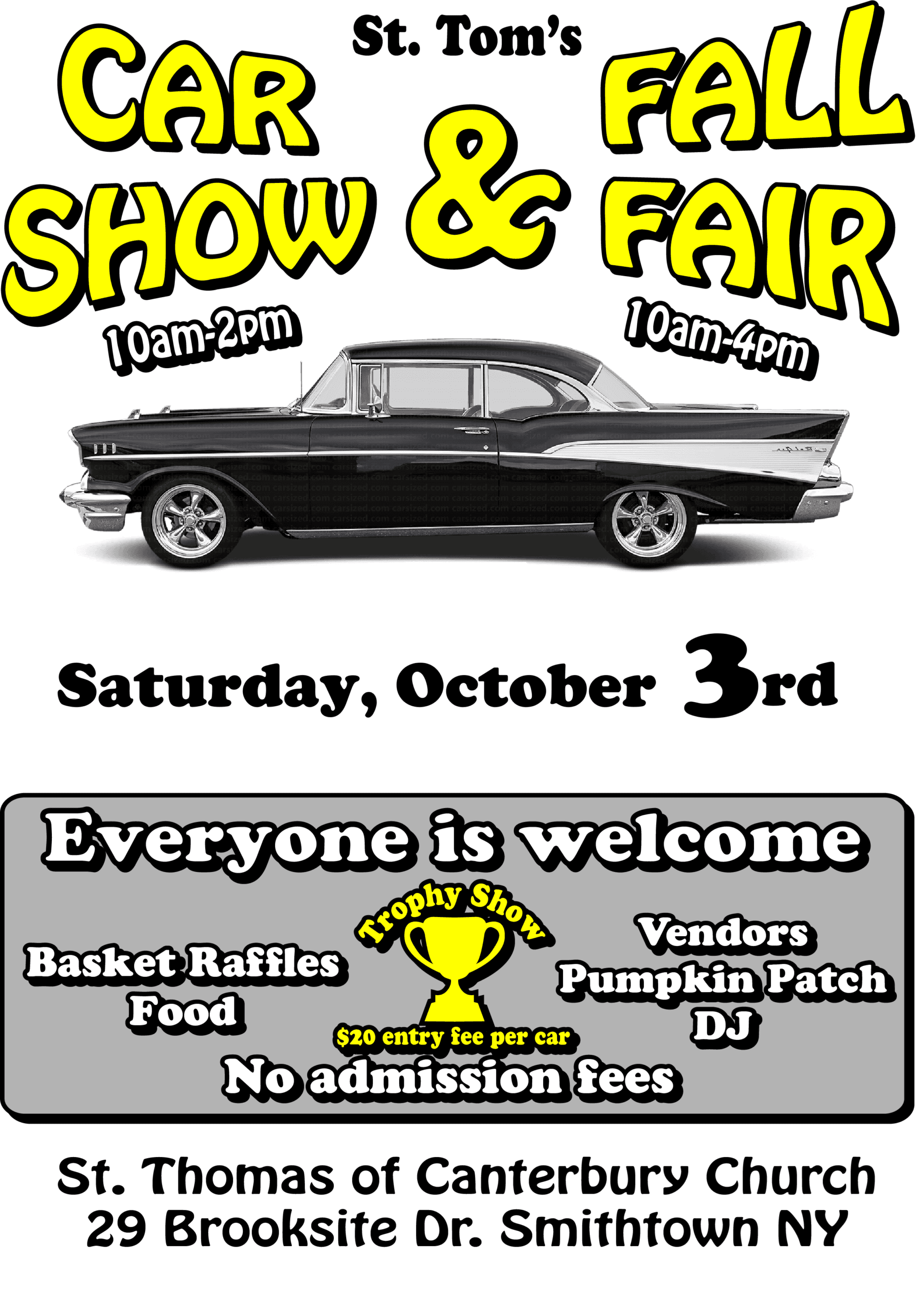 St. Tom’s 2026 Car Show and Fall Fair