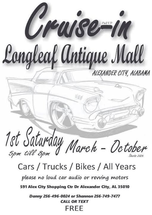 Longleaf Antique Mall Cruise-in