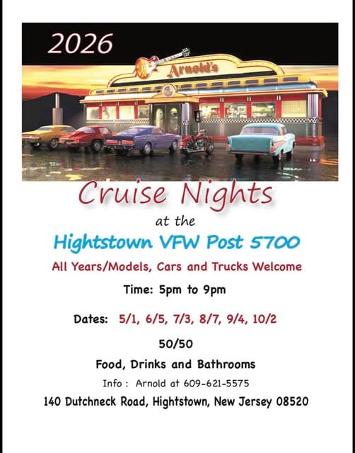 Cruise Nights at the Hightstown VFW Post 5700