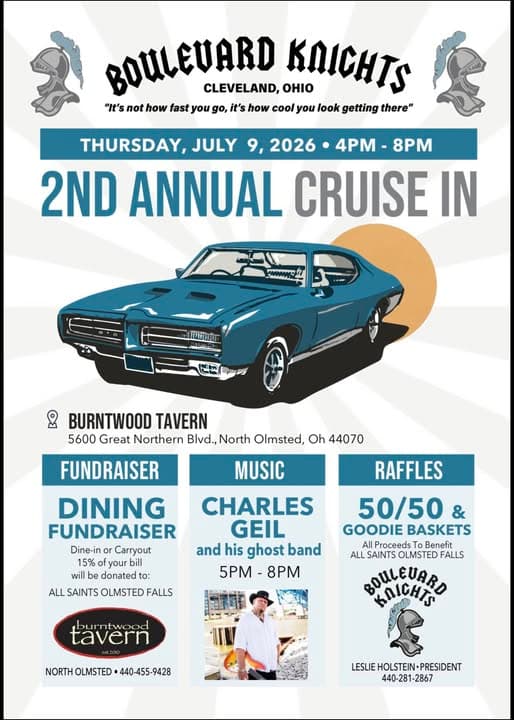 Boulevard Knights 2nd Annual Cruise In