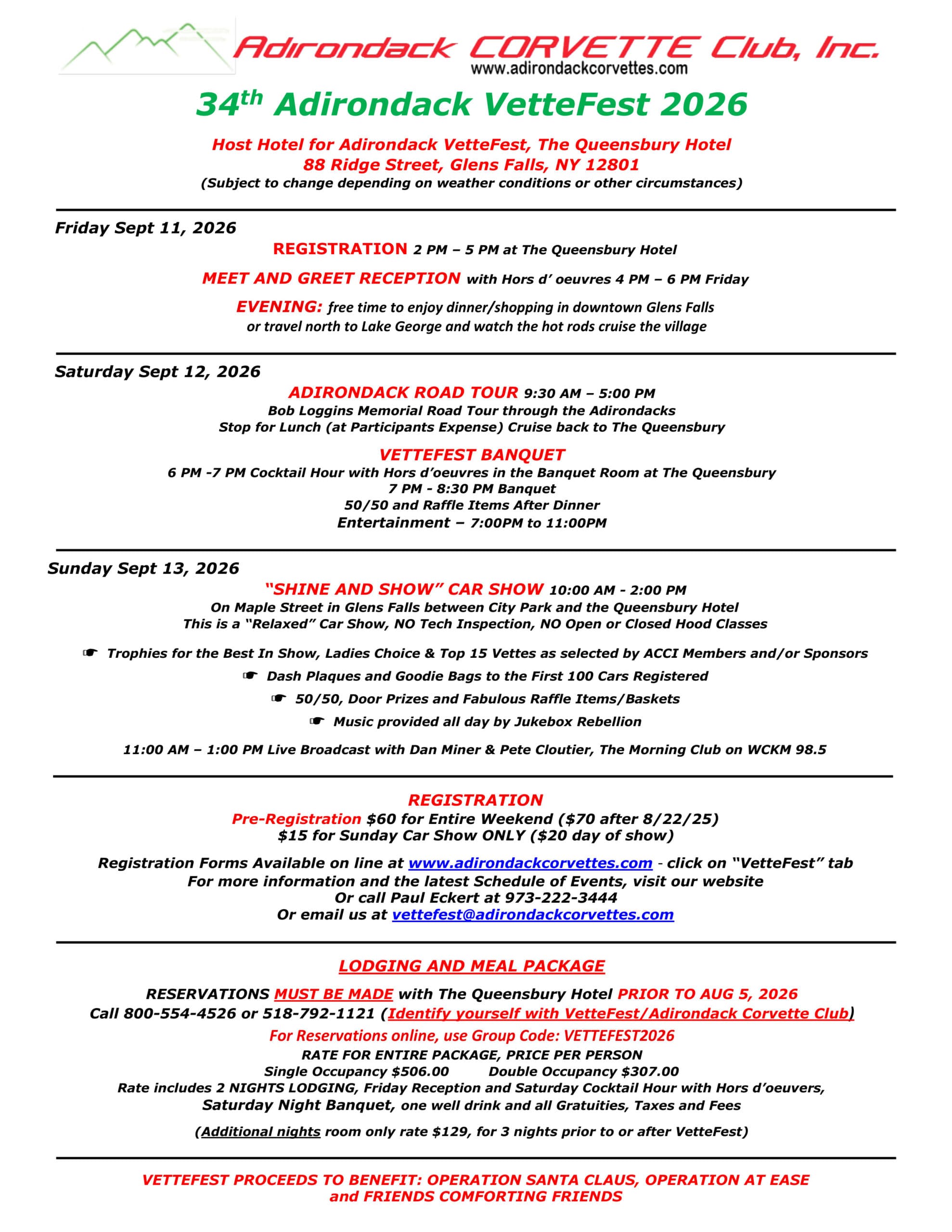 34th Adirondack Vettefest