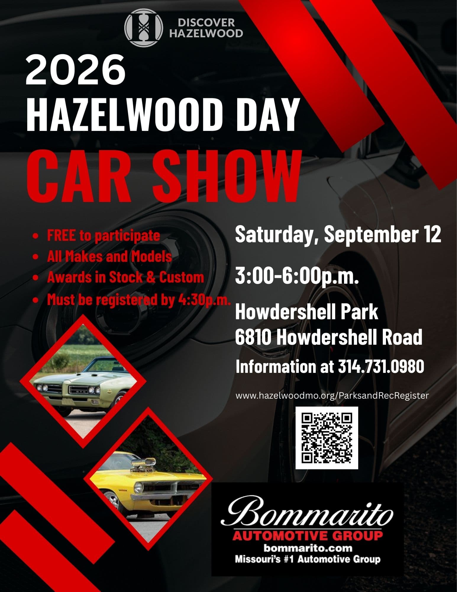 2026 Hazelwood Day Car Show
