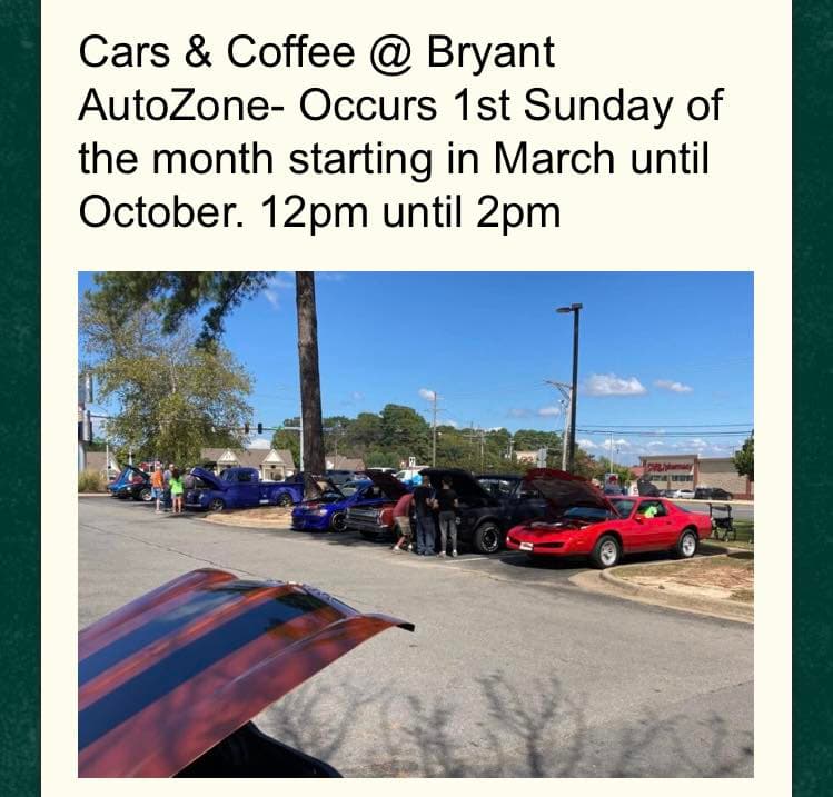 Bryant AutoZone Cars & Coffee