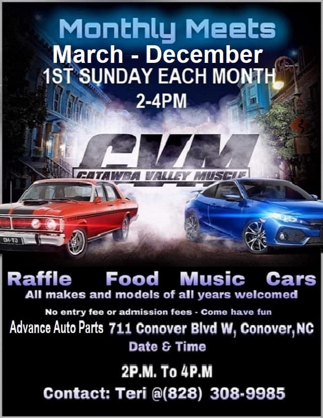 Catawba Valley Muscle Monthly Meet