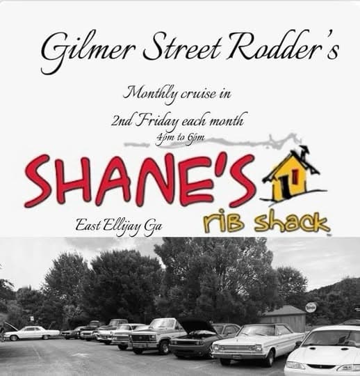 Gilmer Street Rodder’s Monthly Curise-In