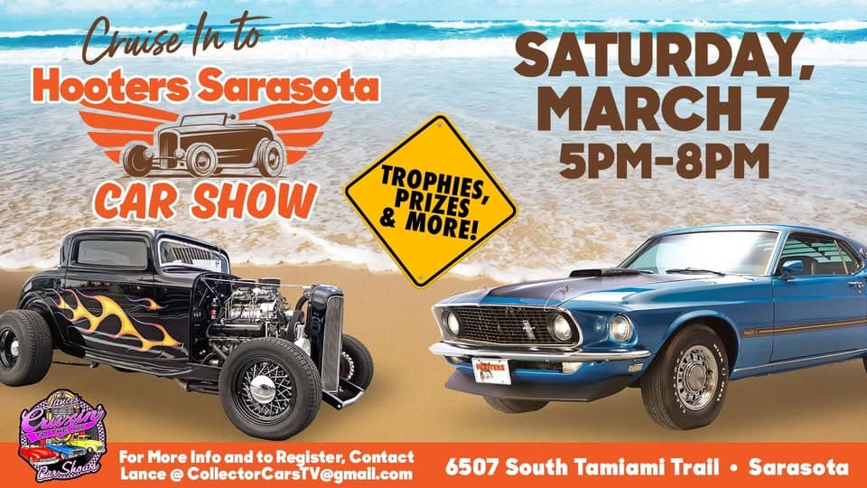 Hooters Sarasota Car Show!