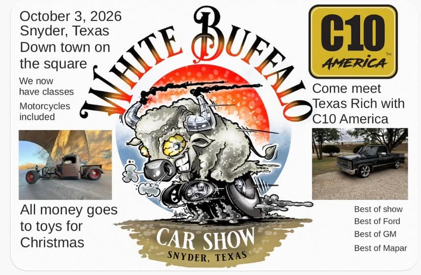 White Buffalo Car Show