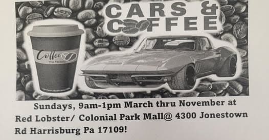 Cars & Coffee @ Red Lobster/Colonial Park Mall