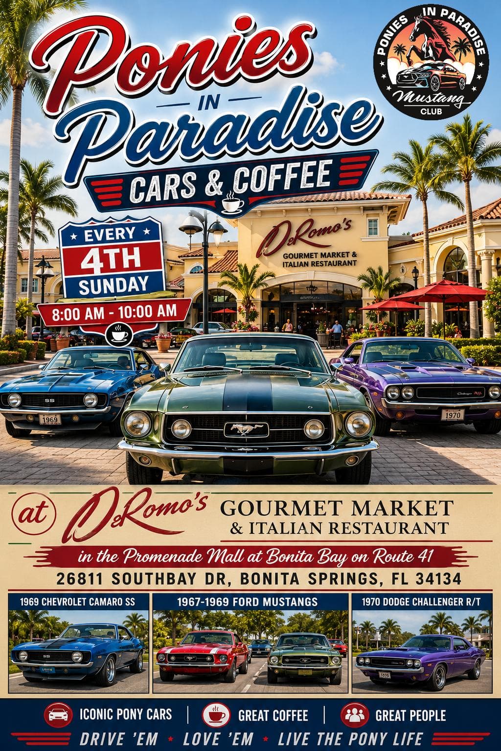 Ponies in Paradise cars & coffee